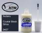 Preview: Subaru, Crystal Black Silica, 9407: 20ml Lackstift, von ATW Autoteile West.